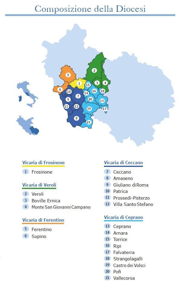 Composizione della Diocesi