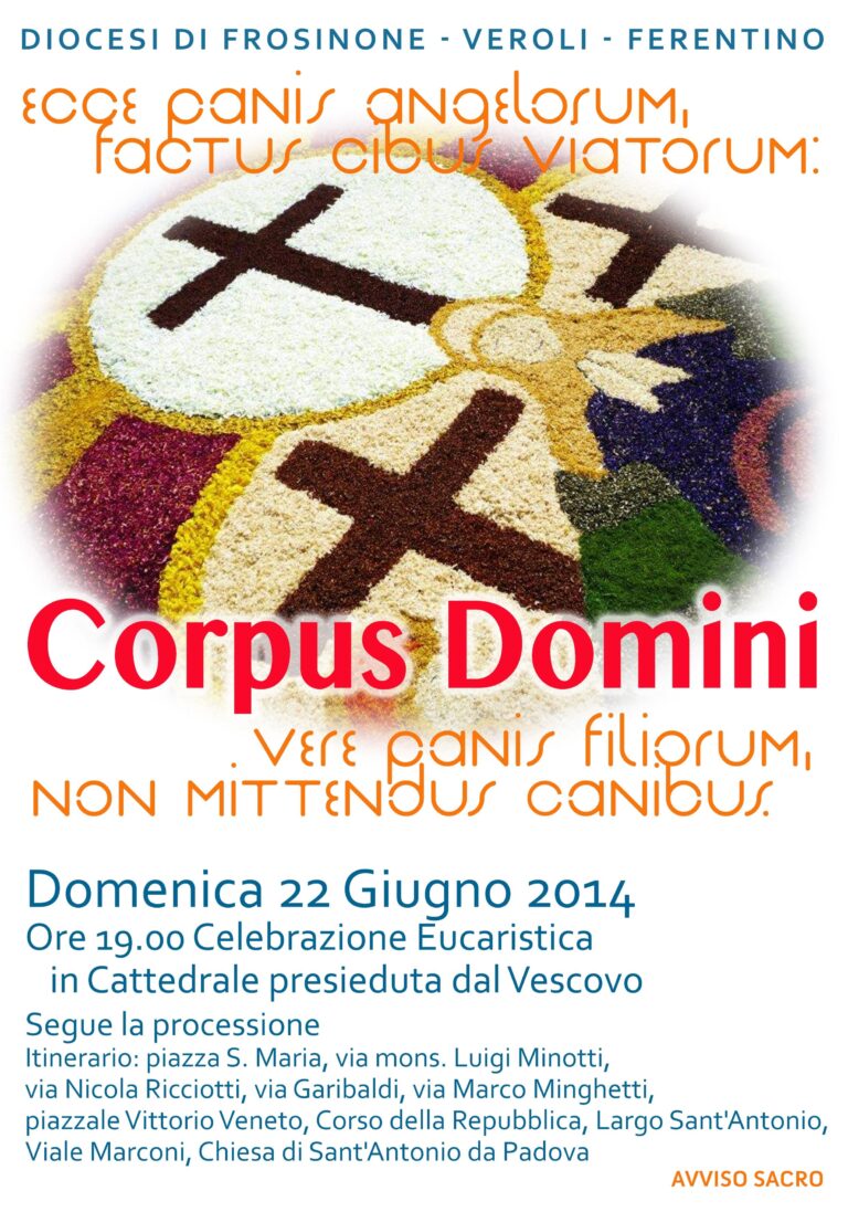 Manifesto Corpus Domini FR 2014