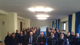 Con la polizia penitenziaria