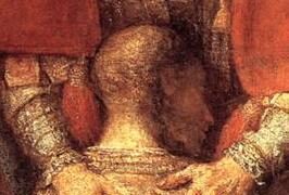 Rembrandt Il ritorno del figliol prodigo partic