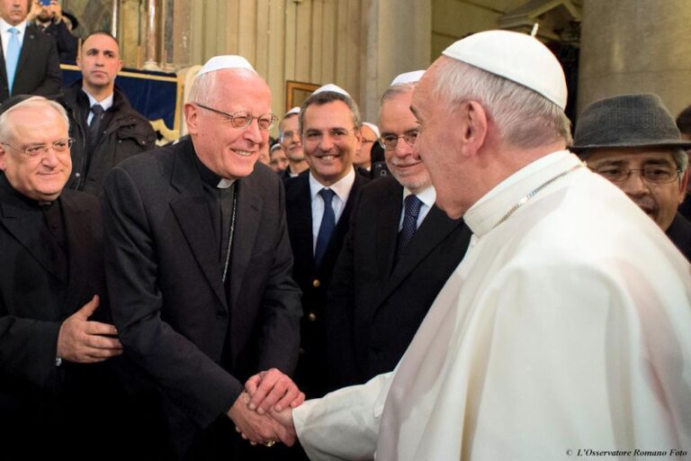 Spreafico Papa sinagoga Roma