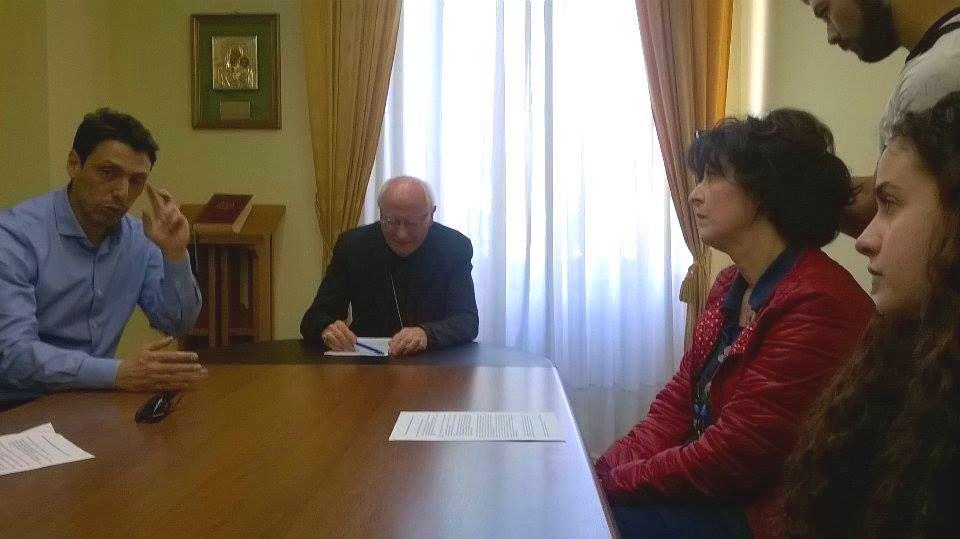 conferenza stampa rifugees