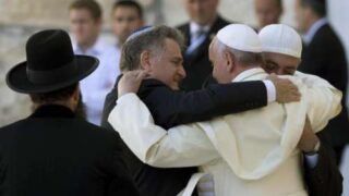 papa rabbino imam a gerusalemme