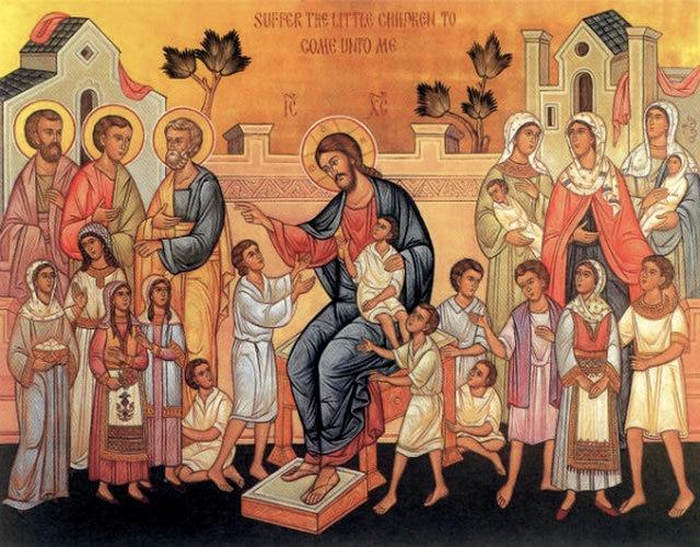 christ children icon