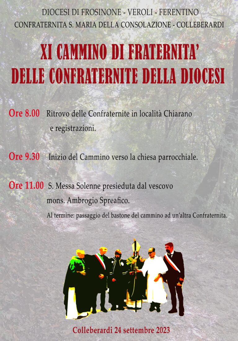 XI Cammino Diocesano Confraternite