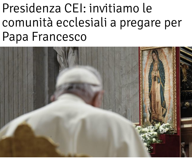 Papa Presidenza CEI Papa Presidenza CEI