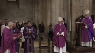 Di Stefano lettura messaggio Papa